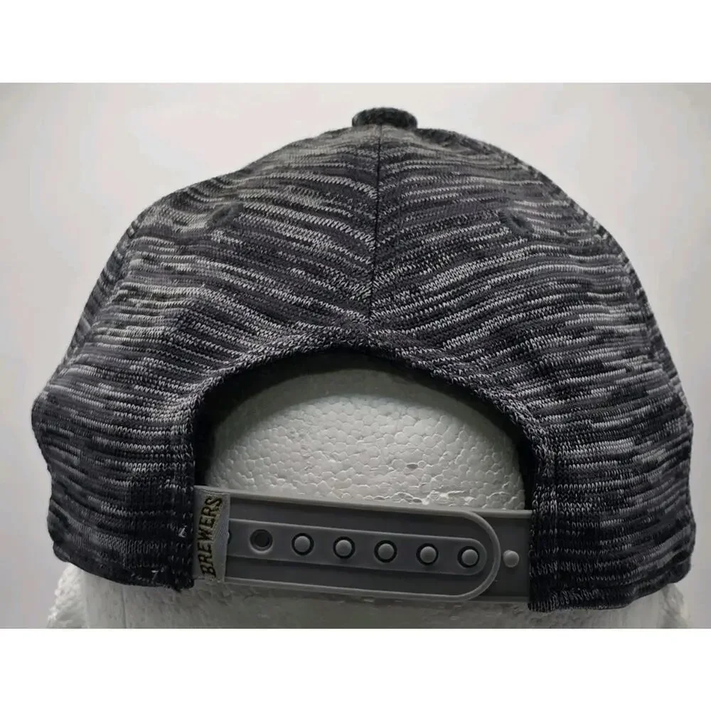 Milwaukee Brewers New‎ Era 9Forty Gray Youth Snapback Baseball Hat Cap MLB